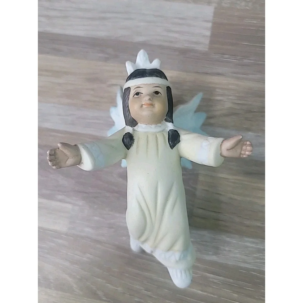 90's House of Lloyd Christmas Around the World Native American‎ Angels Ornaments